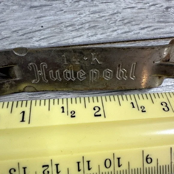 Hudepohl 14-K Beer Bottle and Can Opener VTG Church Key - Picture 3 of 7